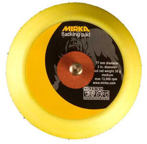 MIRKA backing pad 77mm 1/4" grip medium