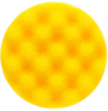 MIRKA 85x25mm yellow waffle polishing foam pad