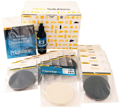 MIRKA 125mm glass polishing kit